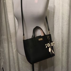 Kate Spade Nelle crossbody with owl purse charm